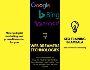 Read more about the article SEO training in Ambala